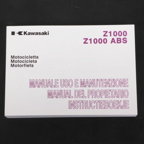 Manuel Du Propriétaire Utilisateur Origine Pour Moto Kawasaki 1000 Z 99976-1759 Occasion
