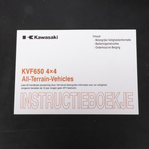 Manuel Du Propriétaire Utilisateur Origine Pour Quad Kawasaki 650 Kvf 99984-1105 Occasion