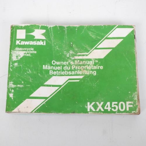 Manuel Du Propriétaire Utilisateur Origine Pour Moto Kawasaki 450 Kx 99976-1359 Occasion