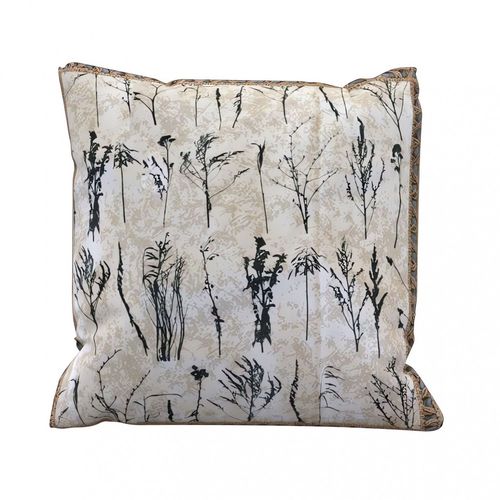 Coussin En Pur Coton 40x40 Cm Ambre, Par Soleil D'ocre