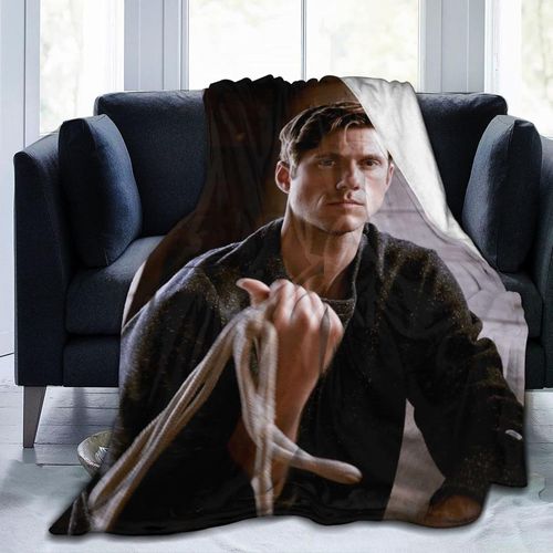 Couverture Aaron Actor Tveit En Flanelle Polaire Super Douce Et Légère Pour Climatisation, Canapé, Chambre À Coucher, Pour Enfants Et Adultes 152,4 X 127 Cm