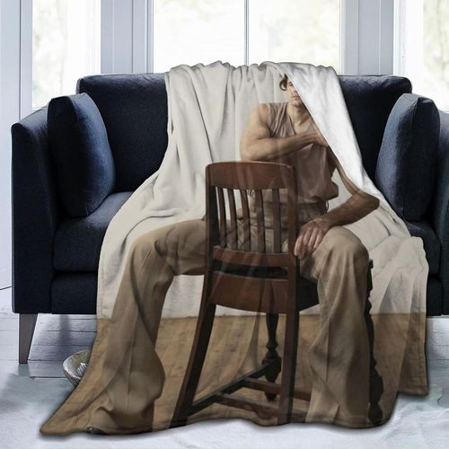 Couverture Aaron Actor Tveit En Flanelle Polaire Super Douce Et Légère Pour Climatisation, Canapé, Chambre À Coucher, Pour Enfants Et Adultes 203,2 X 152,4 Cm