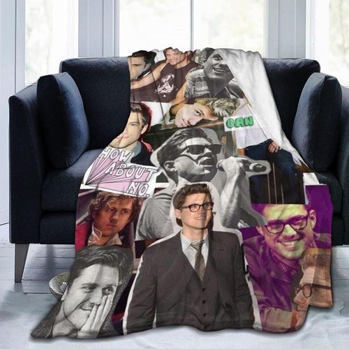 Couverture Aaron Actor Tveit En Flanelle Polaire Super Douce Et Légère Pour Climatisation, Canapé, Chambre À Coucher, Pour Enfants Et Adultes 152,4 X 127 Cm