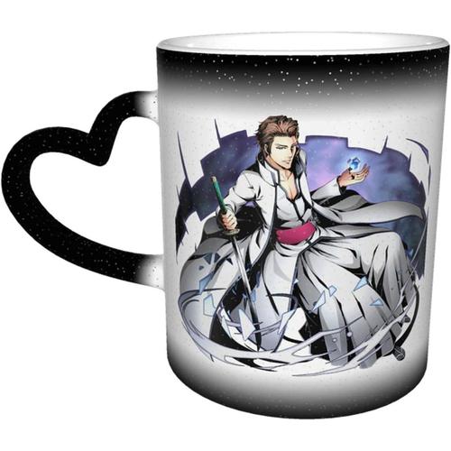 Tasses À Boissons De Betteraves Aizen Sousuke Arrancar Bleach Tasses Magiques À Café Sensibles À La Chaleur