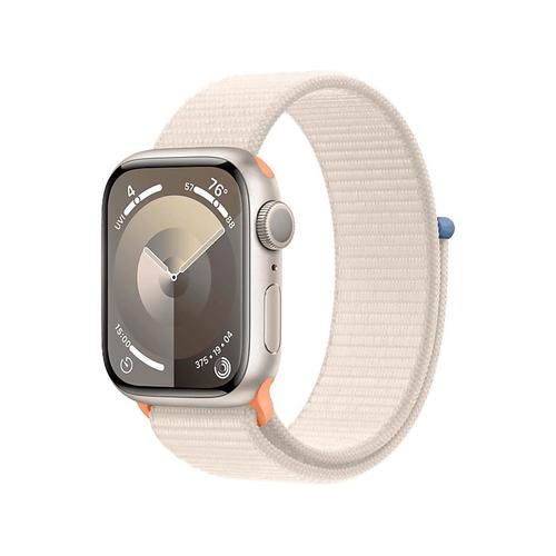 Apple Watch Series 9 Gps - Boîtier Aluminium 41 Mm Lumière Stellaire - Bracelet Boucle