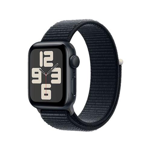 Apple Watch Se (Gps) - 2e Génération - 40 Mm - Aluminium Minuit - Montre Intelligente Avec Bracelet Sport - Textile - Minuit - Taille Du Poignet : 145-220 Mm - 32 Go - Wi-Fi, Bluetooth - 26.4 G