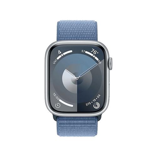 Apple Watch Series 9 Gps - Boîtier Aluminium 45 Mm Argent - Bracelet Boucle