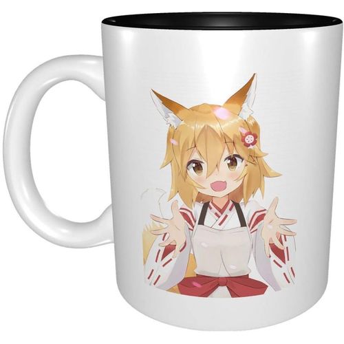The Useful Fox Senko-San Senko Anime Tasse En Céramique Tasse À Café Unique Tasse À Café Drôle Nouveauté Tasse De Voyage Pour Hommes Et Femmes Tasses À Thé Et Tasses À Café-Fox1