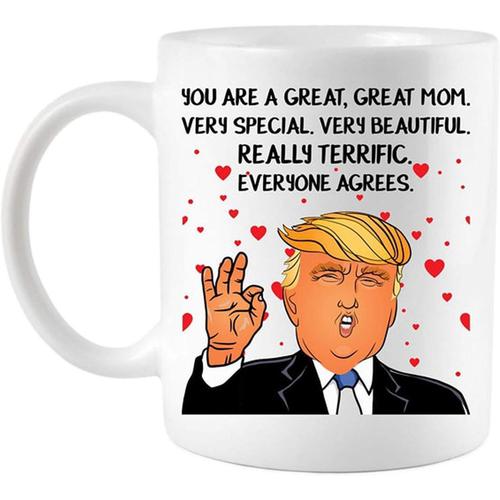 Tasse À Café Drôle De Maman De Fête Des Mères De Donald Trump (Tasse De 11 Oz Pour Maman)