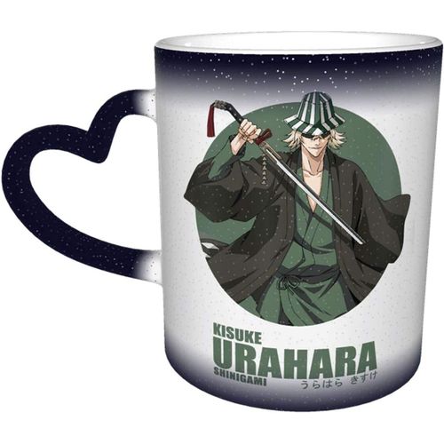 Tasses À Boissons Aux Betteraves Kisuke Urahara, Ancien Capitaine De La 12e Division, Tasses Magiques À Café Sensibles À La Chaleur