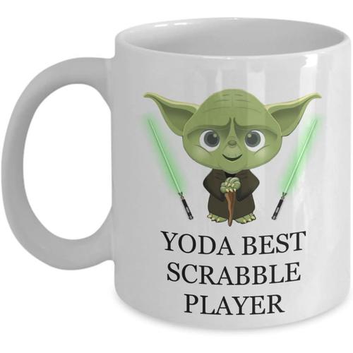 Cadeaux D'anniversaire Pour Les Amateurs De Sport Des Joueurs De Scrabble Star Wars Jedi Fans Anniversaire Drôle Personnalisé Noël Saint Valentin Tasse À Café Personnalisée