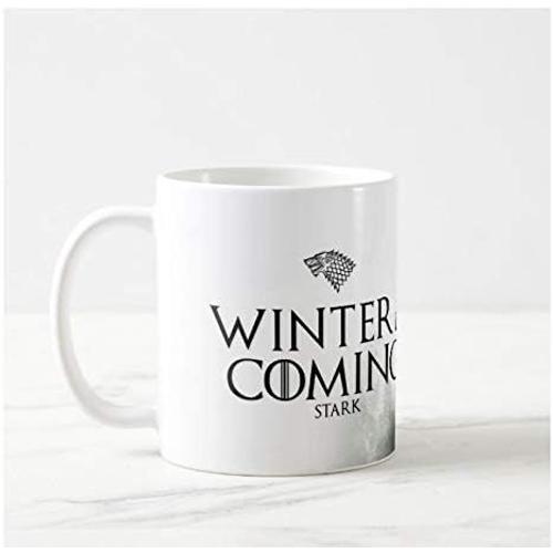 Mug L'hiver Arrive Game Of Thrones House Stark Mug Tasse Cadeau Nouveauté Idée De Tasse