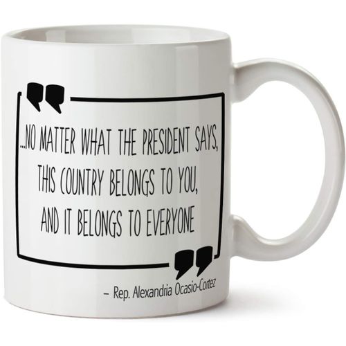 Citation Ce Pays Appartient À Tout Le Monde The Squad Tasse À Café Féministe Tasse De Thé 11 Onces