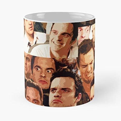 Nick Miller Jake Johnson Nouvelle Fille Paparazzi-Meilleure Tasse Tasses Grincheux Turtleface Chaud Mignon Beaux Visages Tasse Café Pour Tasses Tasse