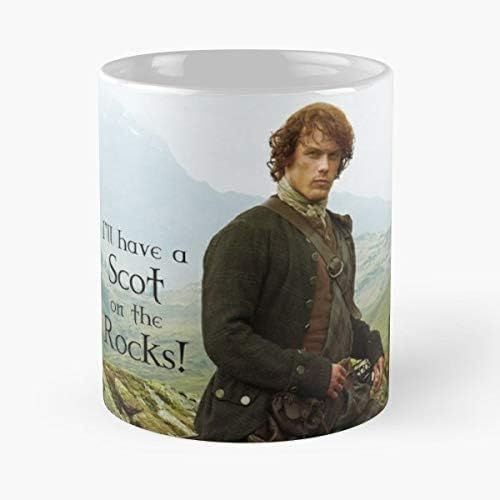 Outlander Jamie Fraser Jammf Et Clair-Meilleure Tasse Tasses Livres Écosse Highlander Série Télévisée Tasse À Café Pour Tasses Tasse