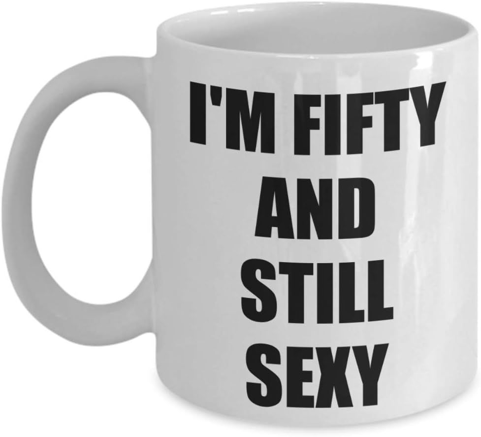 Tasse À Café Sexy Et Drôle Pour 50e Anniversaire, Cadeau Sarcastique Pour Cinquante Ans, Grand-Père, Grand-Mère, Mari, Épouse, Maman, Papa, Père, Mère, S¿Ur, Bf, Meilleur Ami