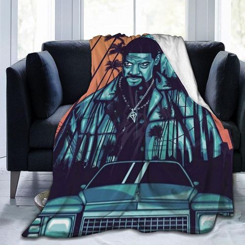 Denzel Washington Training Day Couverture Super Douce Et Confortable En Flanelle Microfibre Légère Pour Lit,60x50 Pouces {39562}