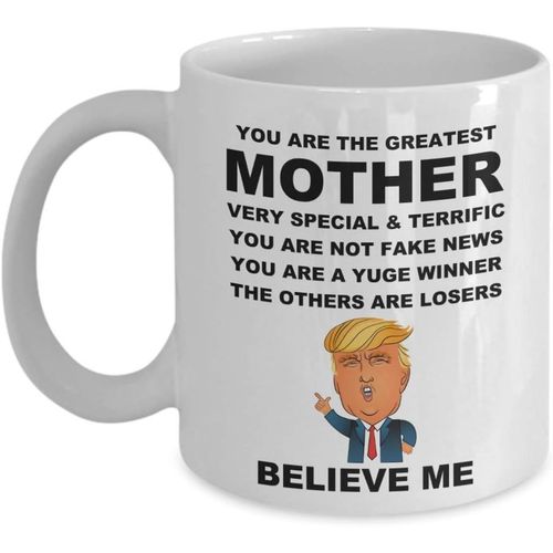 Tasse Drôle De Mère De Donald Trump, Cadeaux Pour La Fête Des Mères, Anniversaire De Maman, Noël, Tasse À Café Yuge Pour Femmes