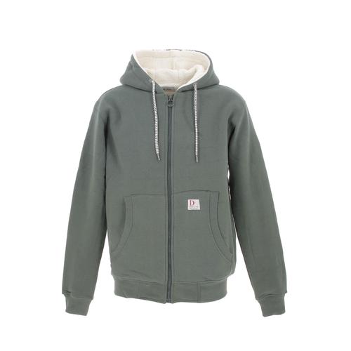 Vestes Sweats Zippés Capuche Deeluxe Chilling Fl M Vert