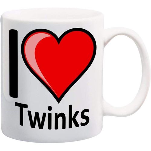 I Love Twinks 11oz Ceramic Mug