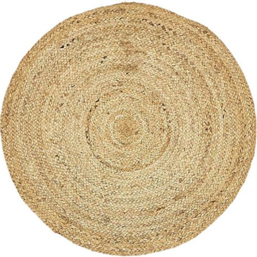 Tapis Rond En Jute Naturel