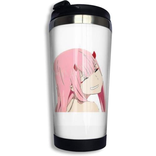 Nine Iota Darling In The Franxx 002 Auf Coffee Cup Stainless Steel Travel Mug Cup Water Bottle For Keep Hot Or Cold 13.5oz