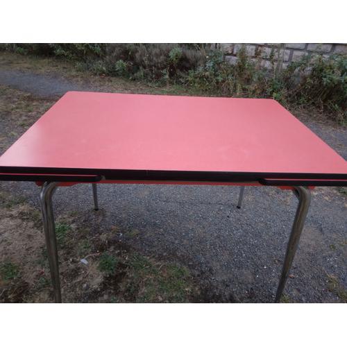 Table Formica Année60*70 Dimensions L105-L 70- Deux Tiroirs - Et Deux Rallonges De 30cm