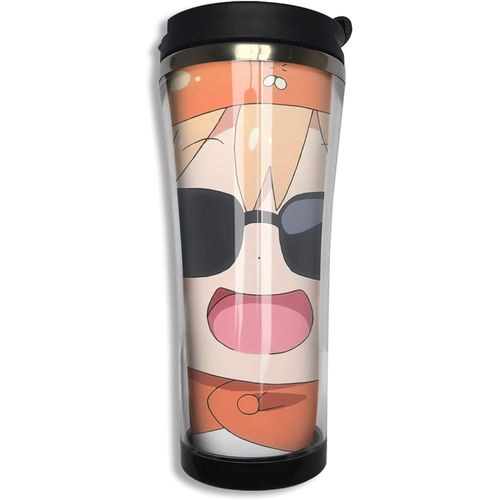 Himouto Umaru-Chan Anime 3d Coffee Cup 14oz Stainless Steel Double Wall Water Bottle Portable Tumblers Travel Mugs 420ml