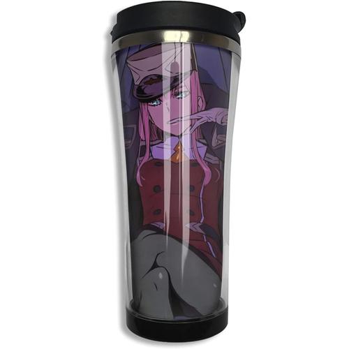 Darling In The Franxx Anime 3d Coffee Cup 14oz Stainless Steel Double Wall Water Bottle Portable Tumblers Travel Mugs 420ml