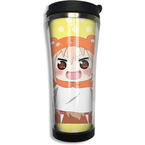 Himouto Umaru-Chan Anime 3d Coffee Cup 14oz Stainless Steel Double Wall Water Bottle Portable Tumblers Travel Mugs 420ml