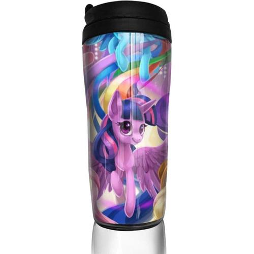 My Sweet Little Pony Family Coffee Cups Travel Mug Warmer Tumbler Cup, Customize Art Water Bottle Coffee Cups With Lids 350ml