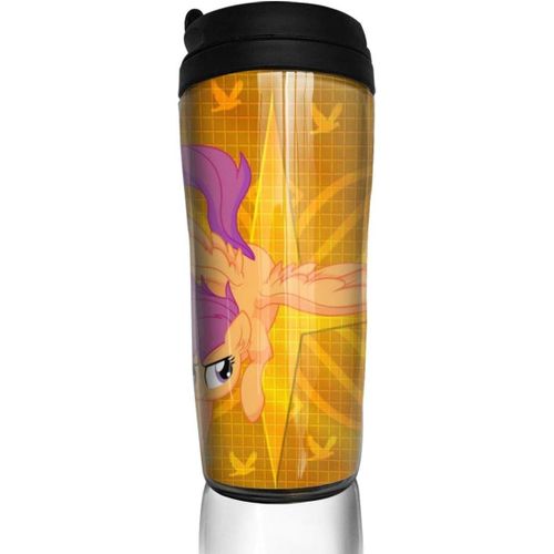 Cartoon Anime My Little Rainbow Pony Travel Coffee Mugs Double Wall Vacuum Tumblers Insulated Thermos Mug -12 Oz
