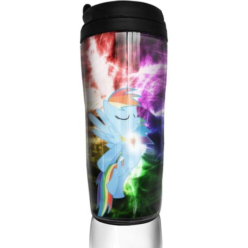 Rainbow Dash My Little Pony Travel Coffee Mugs Double Wall Vacuum Tumblers Insulated Thermos Mug -12 Oz