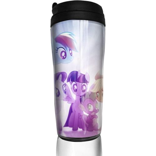 My Little Rainbow Pony Travel Coffee Mugs Double Wall Vacuum Tumblers Insulated Thermos Mug -12 Oz