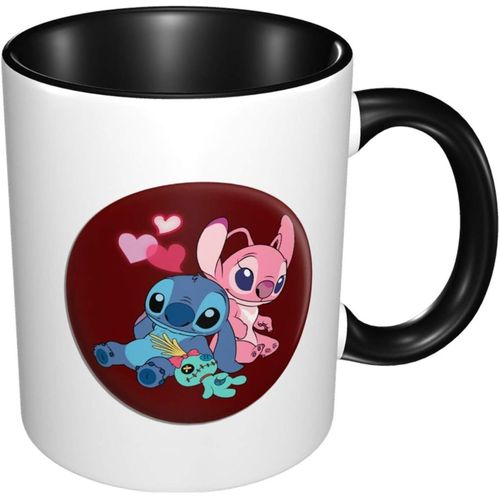 Li-Lo And S.T-It-Ch Coffee Mugs Ceramic For Cappuccino Cocoa Soup Cereal Milk Collection Restaurant