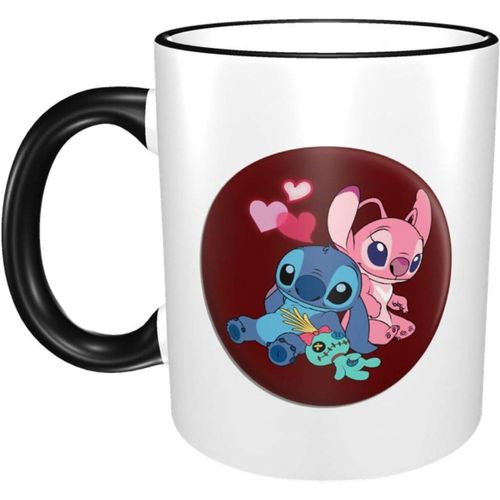 Li-Lo And S.T-It-Ch Coffee Mugs Ceramic Cappuccino Cocoa Soup Cereal Milk Collection Restaurant Bar