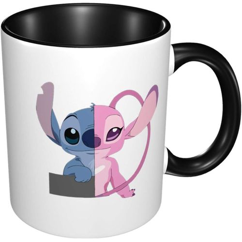 Li-Lo And S.T-It-Ch Coffee Mugs Ceramic For Cappuccino Cocoa Soup Cereal Milk Collection Restaurant