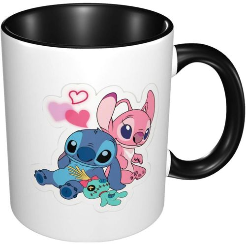 Li-Lo And S.T-It-Ch Coffee Mugs Ceramic For Cappuccino Cocoa Soup Cereal Milk Collection Restaurant