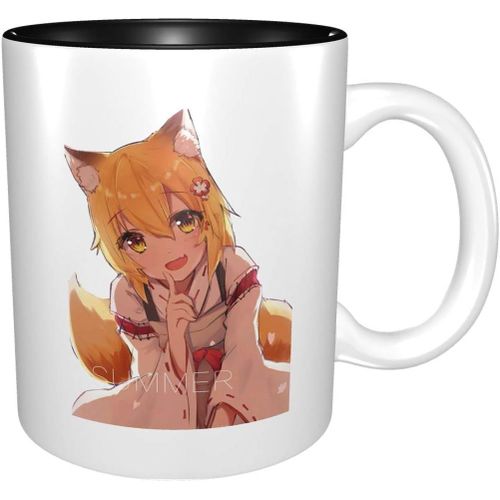 The Helpful Fox Senko-San Senko Anime Ceramic Cup Coffee Mug Unique Funny Coffee Mug Novelty Travel Mug For Men & Women Tea Mugs & Coffee Cups-Fox3
