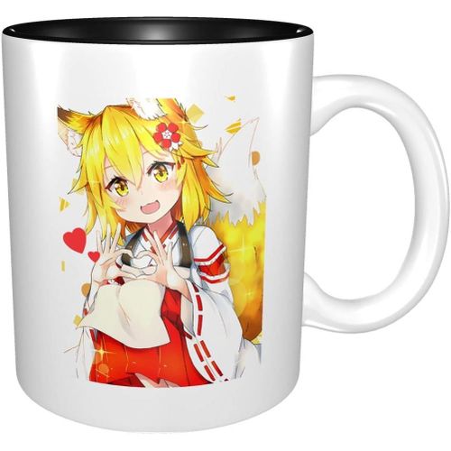 The Helpful Fox Senko-San Senko Anime Ceramic Cup Coffee Mug Unique Funny Coffee Mug Novelty Travel Mug For Men & Women Tea Mugs & Coffee Cups-Fox2