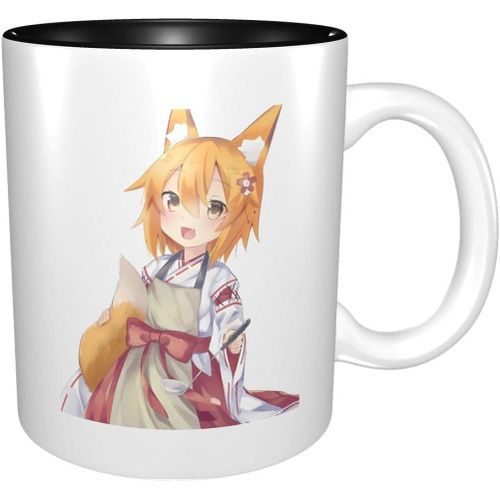 The Helpful Fox Senko-San Senko Anime Ceramic Cup Coffee Mug Unique Funny Coffee Mug Novelty Travel Mug For Men & Women Tea Mugs & Coffee Cups-Fox9