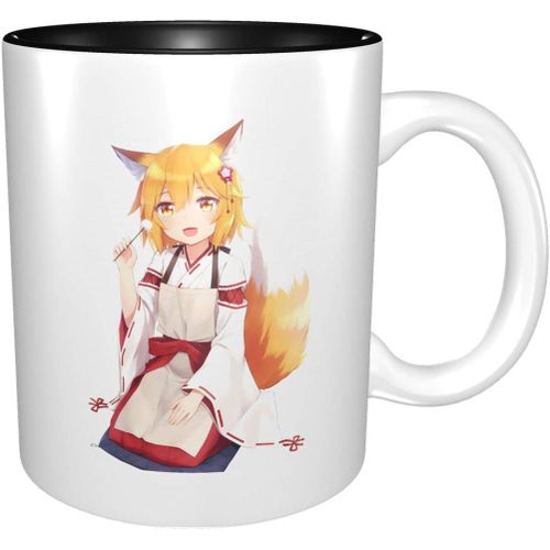 The Helpful Fox Senko-San Senko Anime Ceramic Cup Coffee Mug Unique Funny Coffee Mug Novelty Travel Mug For Men & Women Tea Mugs & Coffee Cups-Fox8
