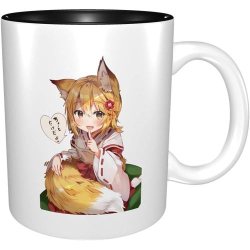 The Helpful Fox Senko-San Senko Anime Ceramic Cup Coffee Mug Unique Funny Coffee Mug Novelty Travel Mug For Men & Women Tea Mugs & Coffee Cups