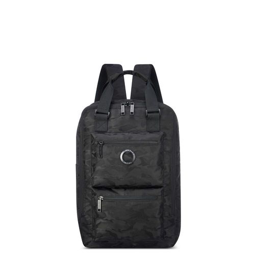 DELSEY PARIS - CITYPAK - Sac a dos souple - 41x28x12 cm - 15 litres - S - Camouflage noir