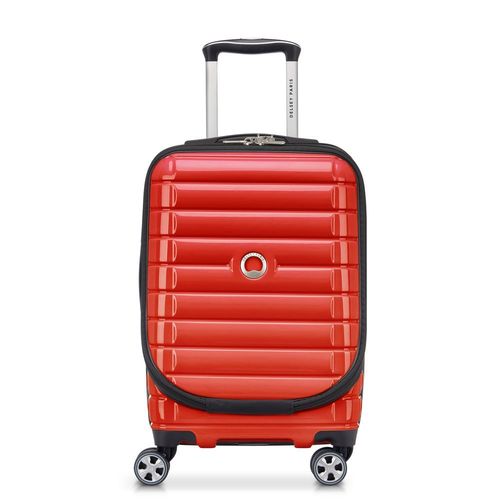 DELSEY PARIS - SHADOW 5.0 - Valise cabine rigide 55 cm x 35 cm x 25 cm cm - 36 L - S - Rouge intense