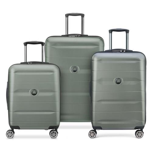 DELSEY PARIS - COMETE PLUS - Set de 3 valises rigides 55cm/ 67cm/ 77cm - Iguane