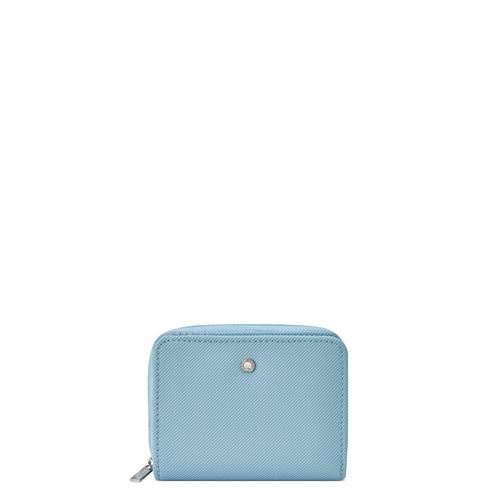 DELSEY PARIS - LEPIC - Portefeuille rigide 8 cm x 11 cm x 3 cm - 0 L - XS - Bleu clair