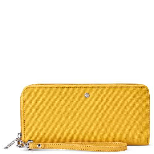 DELSEY PARIS - LEPIC - Portefeuille rigide 10 cm x 20 cm x 2 cm - 0 L - XS - Jaune