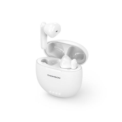 Thomson WEAR77032BK Bluetooth, Earbuds, TWS, Micro, Blanc