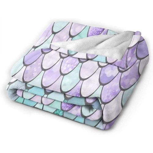 Couverture Douce Rose Pastel Violet, Couverture Simple Chaude Et Moelleuse Lavable Pour Adultes Et Enfants